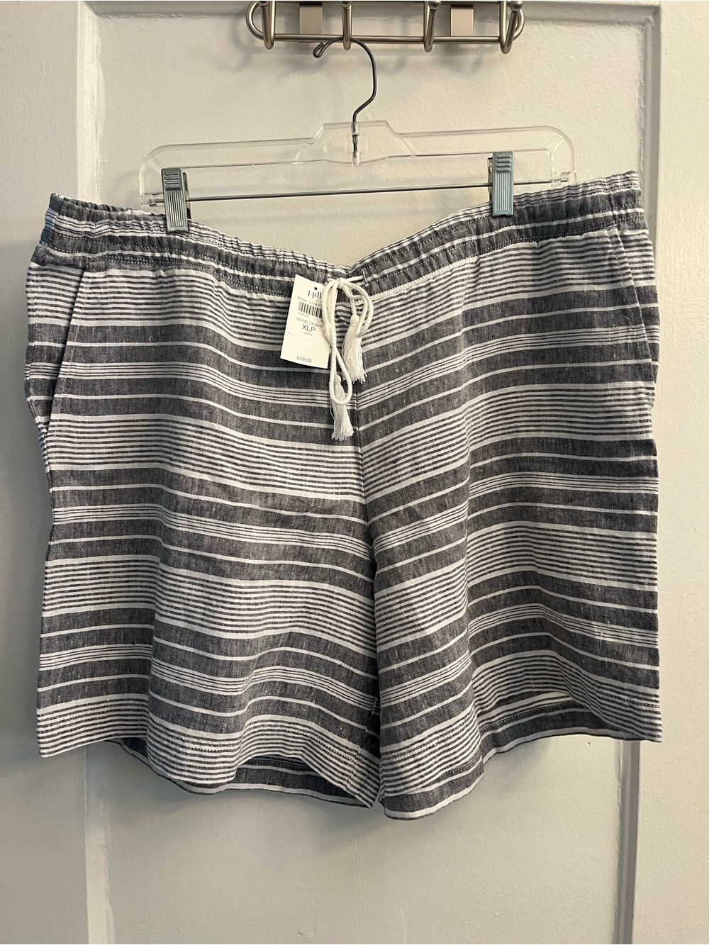 Women's Striped Drawstring Shorts